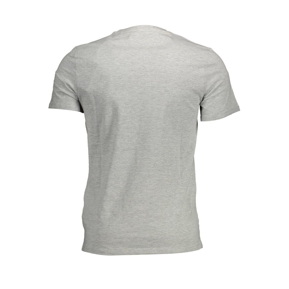 Guess Jeans Gray Organic Cotton Men T-Shirt - Image 2