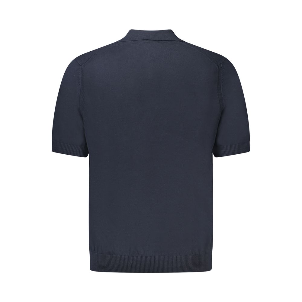 Hugo Boss Blue Cotton Sweater - Image 2
