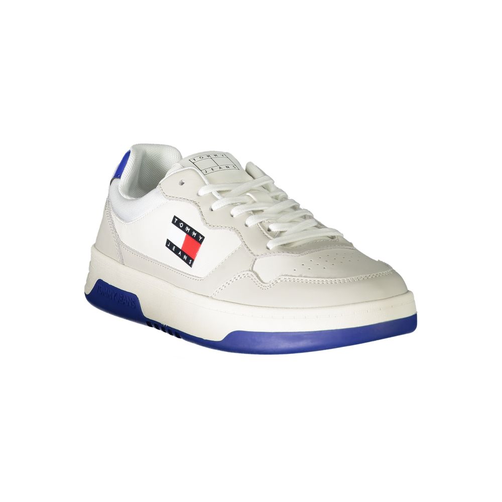 Tommy Hilfiger White Polyester Sneaker - Image 2