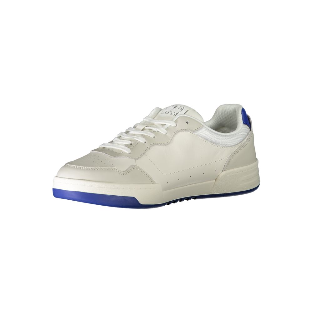 Tommy Hilfiger White Polyester Sneaker - Image 3