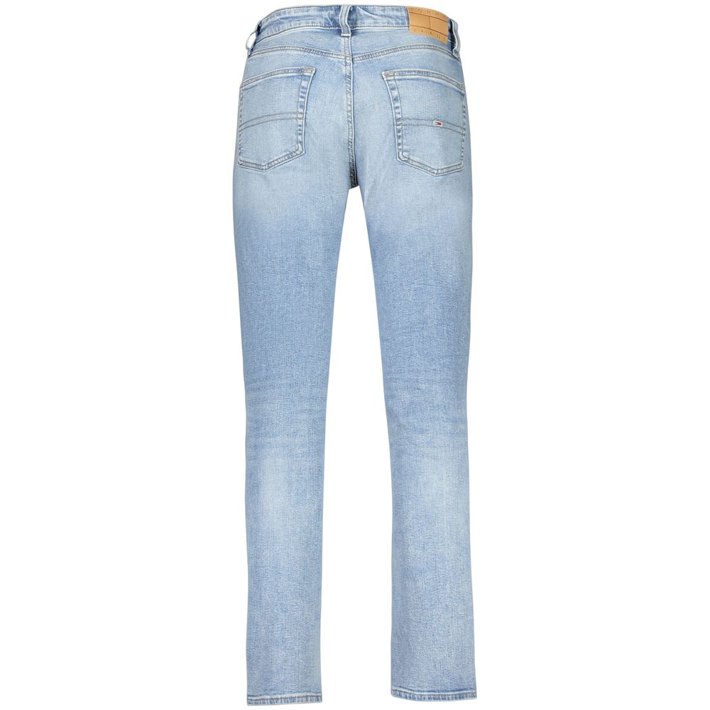Tommy Hilfiger Azzurro Cotton Men's Jean - Image 2