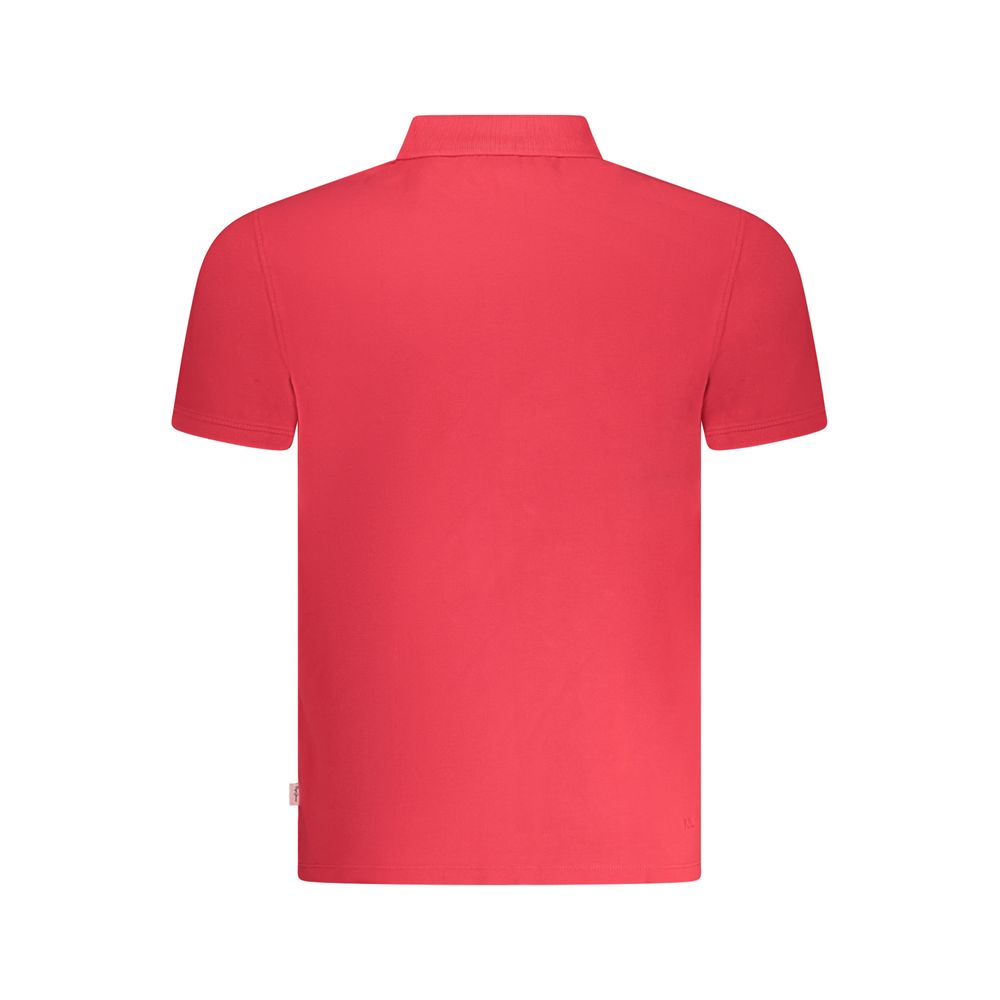 Pepe Jeans Red Cotton Polo Shirt - Image 2