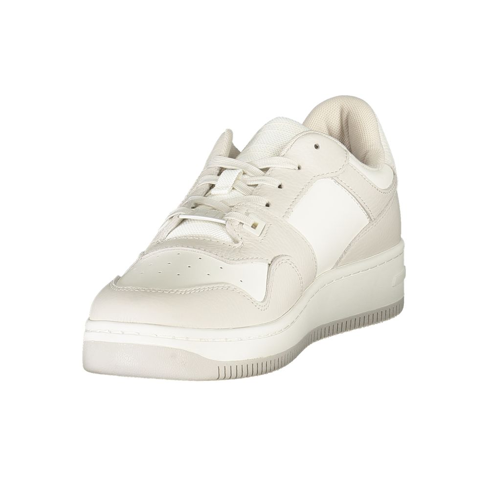 Tommy Hilfiger White Polyurethane Men Sneaker - Image 3