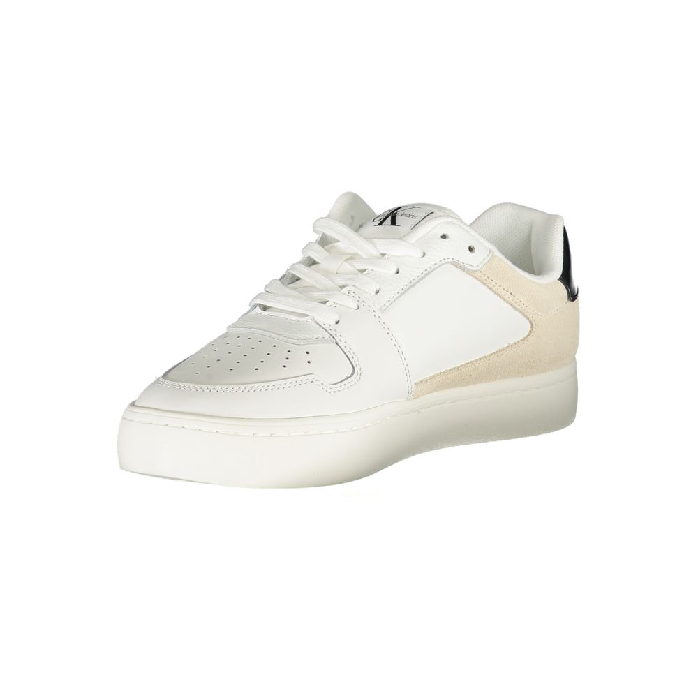 Calvin Klein White Polyester Sneaker - Image 3