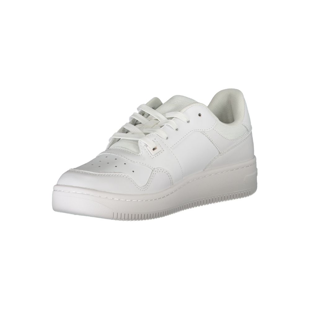 Tommy Hilfiger White Leather Women Sneaker - Image 3