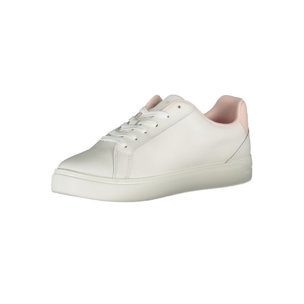 Tommy Hilfiger White Leather Women Sneaker - Image 3