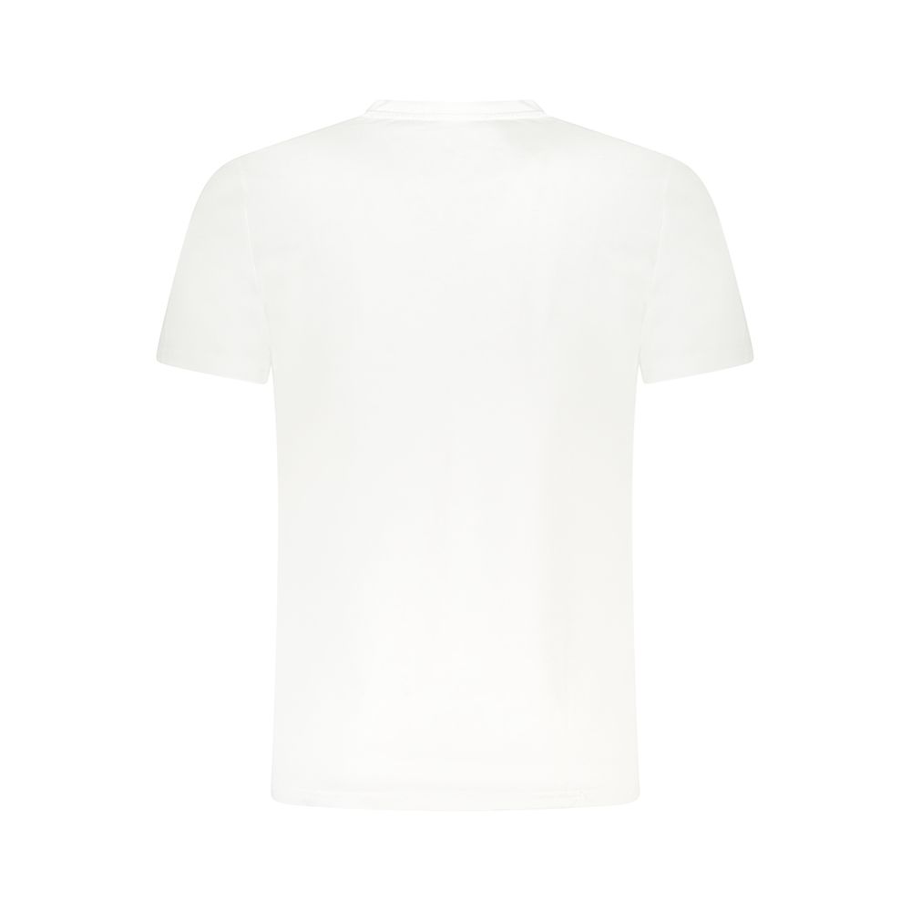Cavalli Class Bianco Cotton Men T-Shirt - Image 2