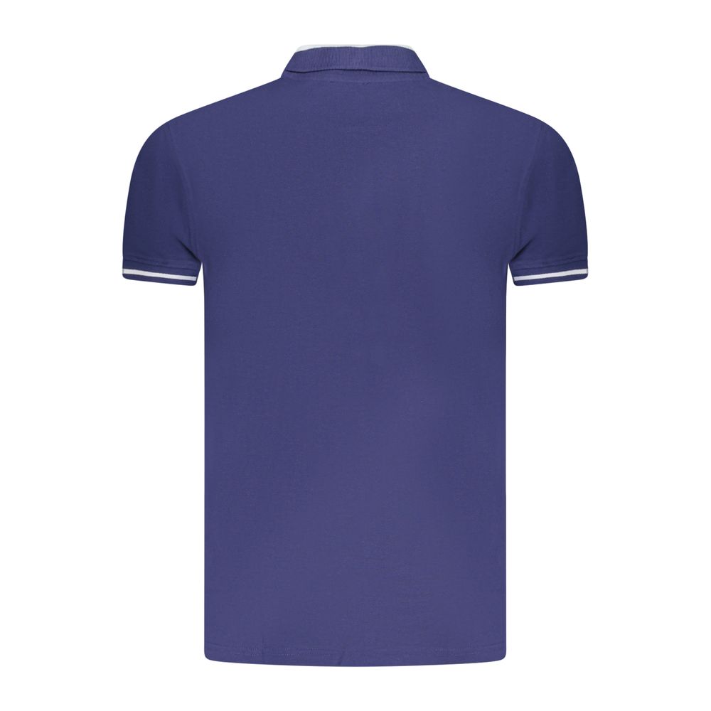 Cavalli Class Blu Cotton Men Polo - Image 2