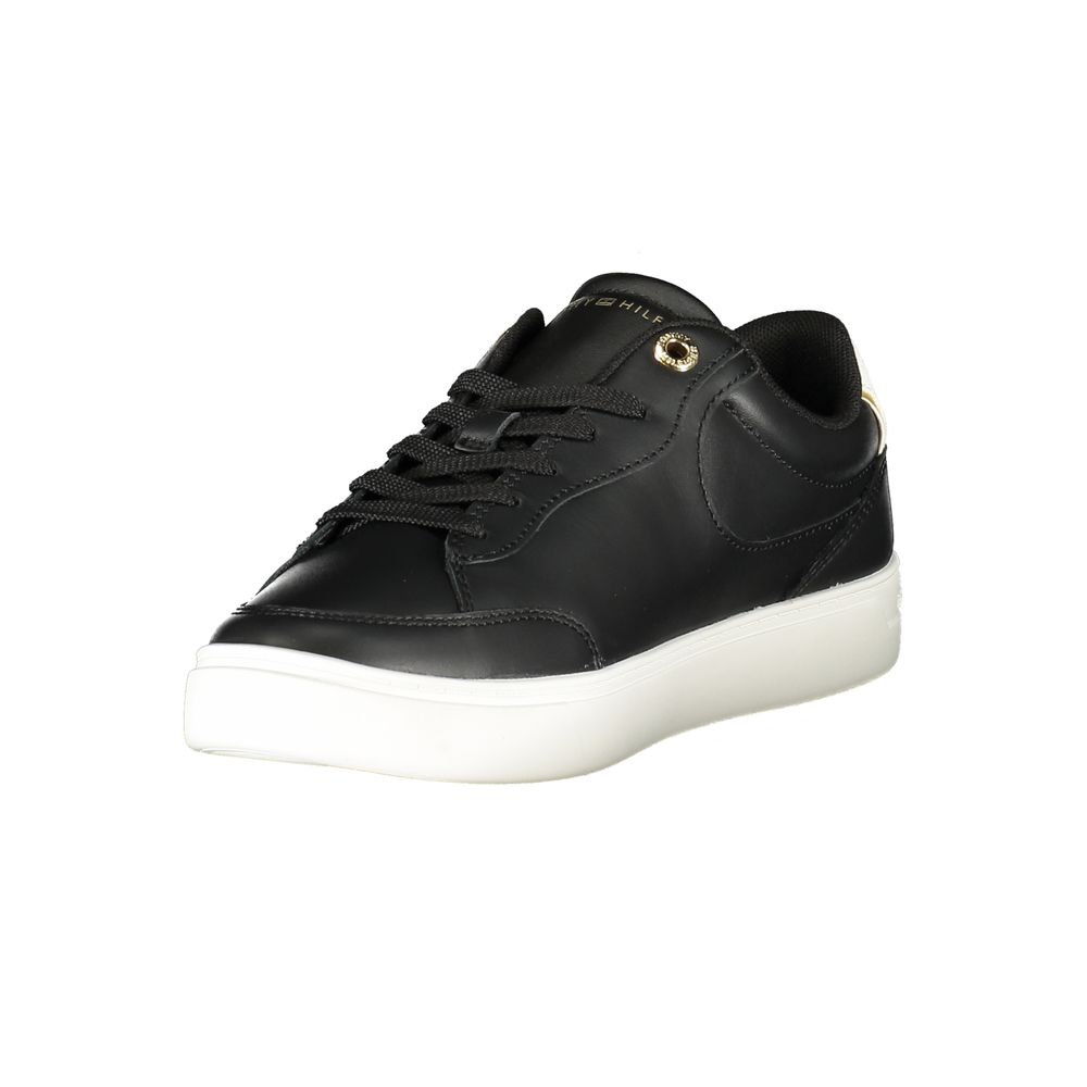 Tommy Hilfiger Black Polyurethane Women Sneaker - Image 3