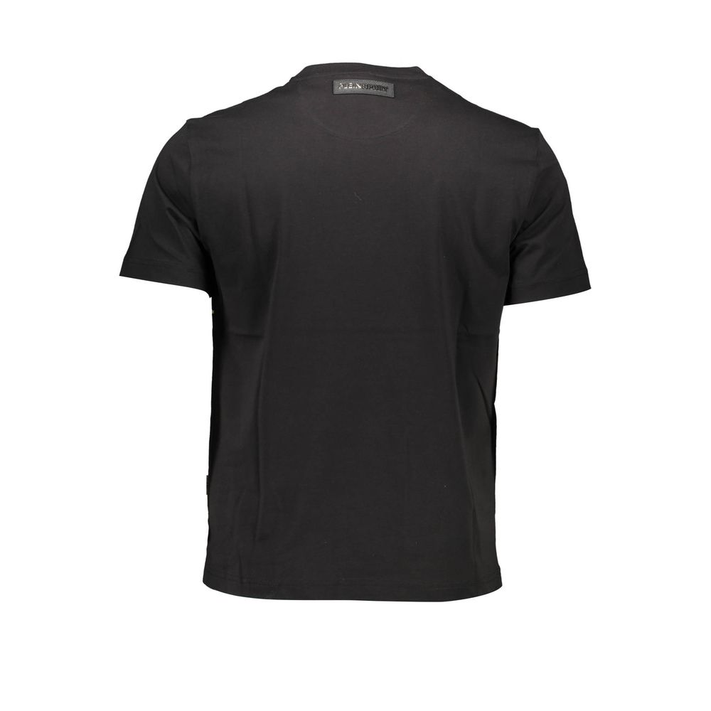 Plein Sport Black Cotton T-Shirt - Image 2
