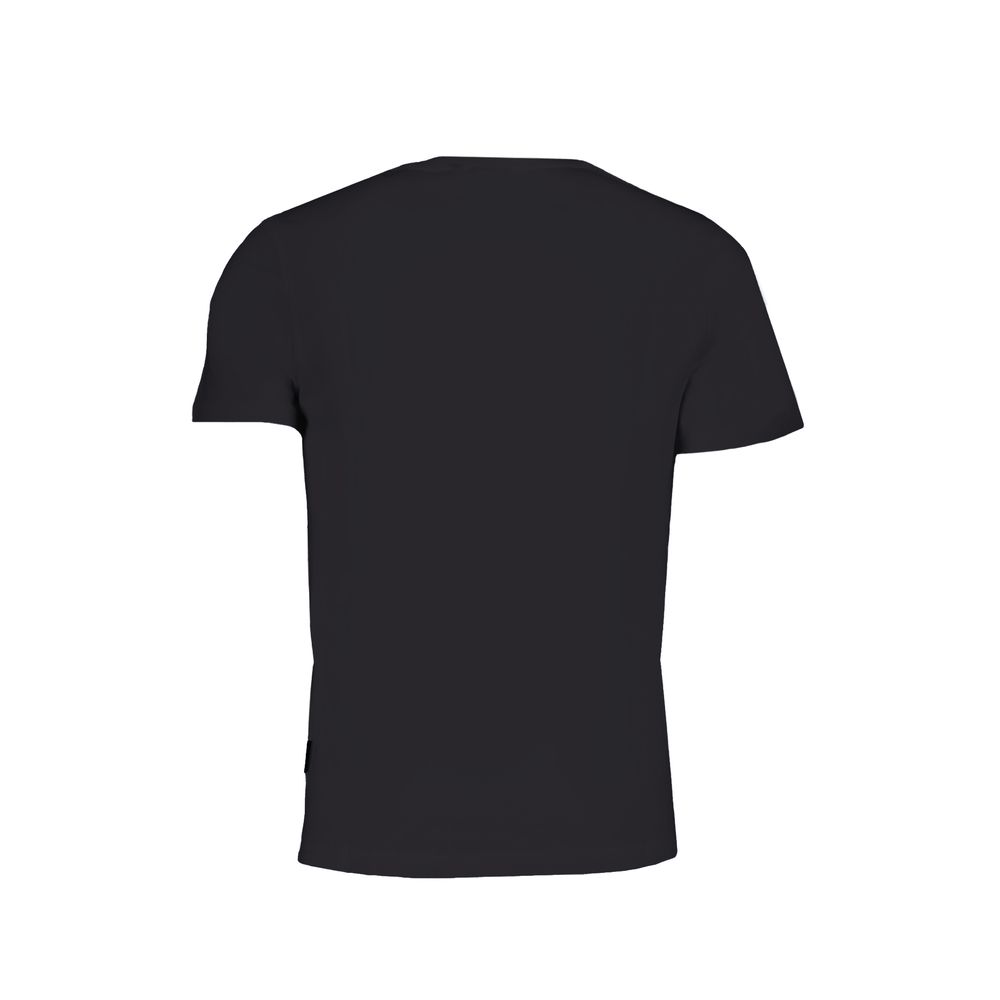 Napapijri Black Cotton T-Shirt - Image 2
