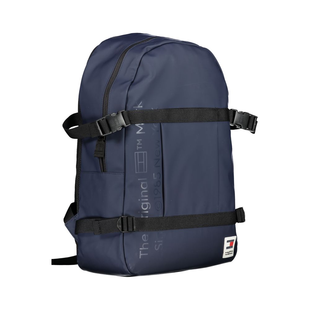 Tommy Hilfiger Blue Polyurethane Men Backpack - Image 3