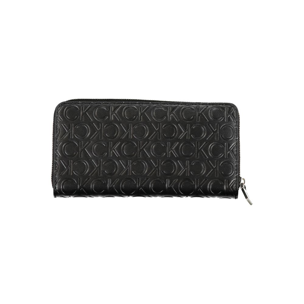 Calvin Klein Black Polyurethane Women Wallet - Image 2
