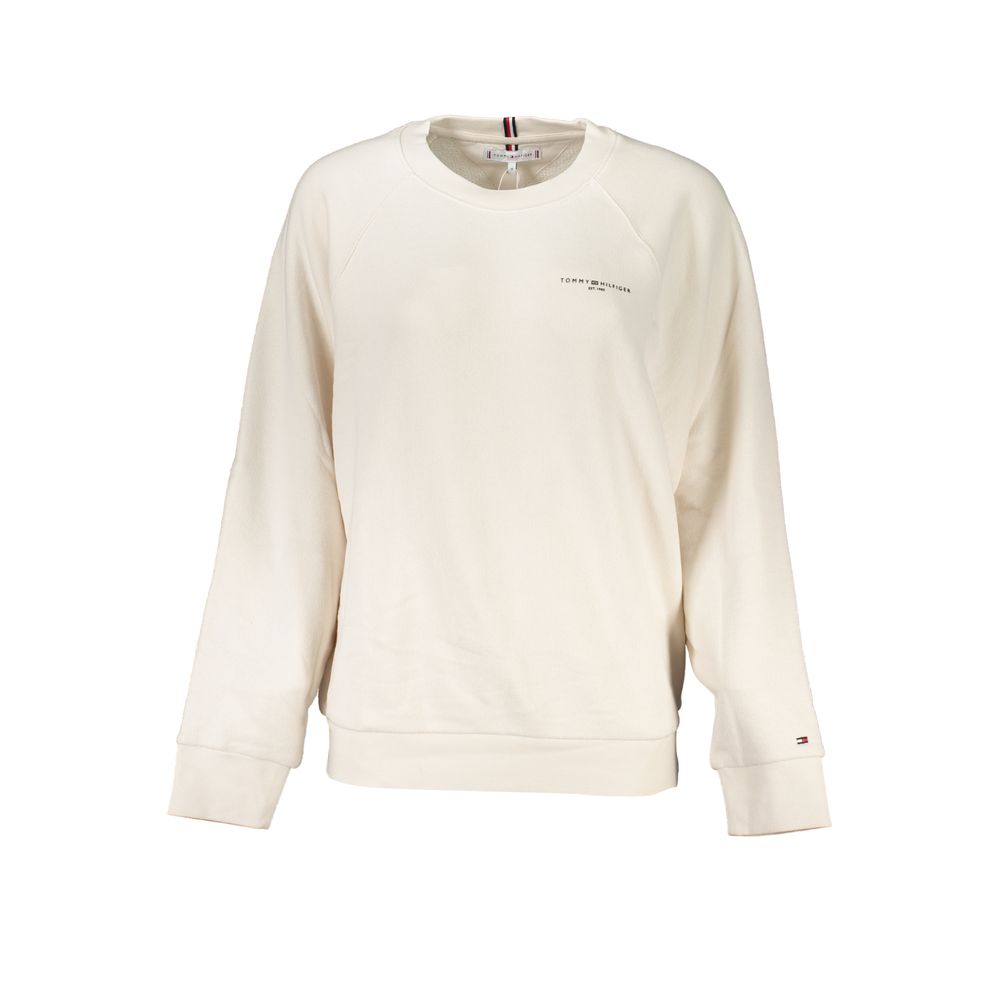 Tommy Hilfiger Beige Cotton Sweatshirt