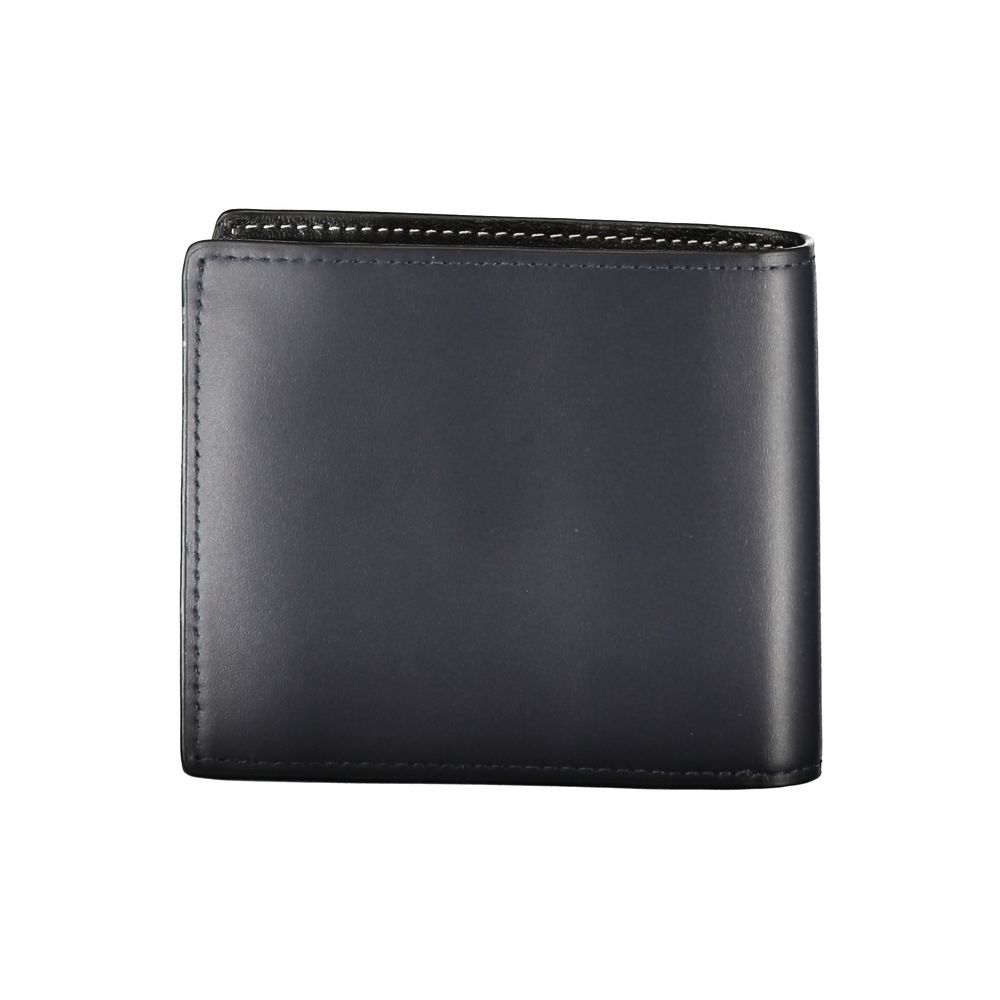 Tommy Hilfiger Blue Leather Men Wallet - Image 2