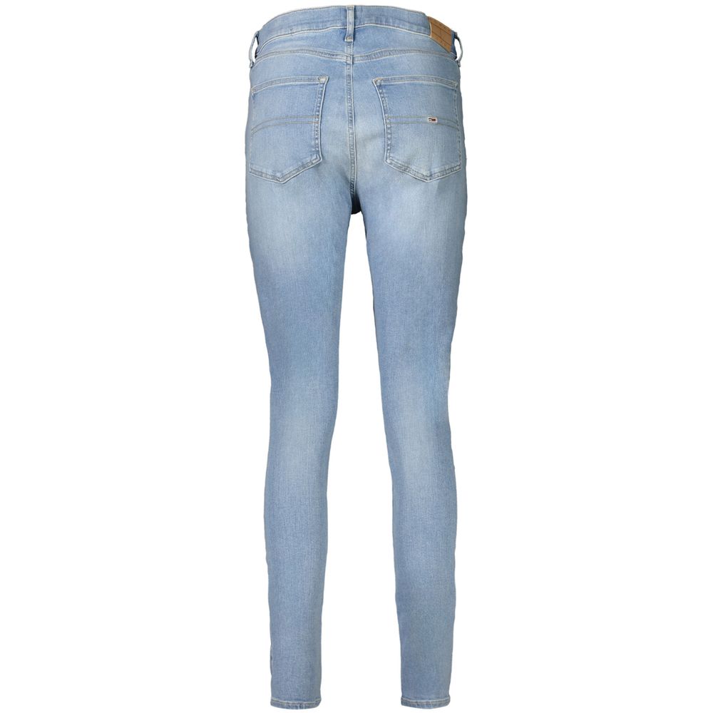 Tommy Hilfiger Azzurro Cotton Women Jeans - Image 2