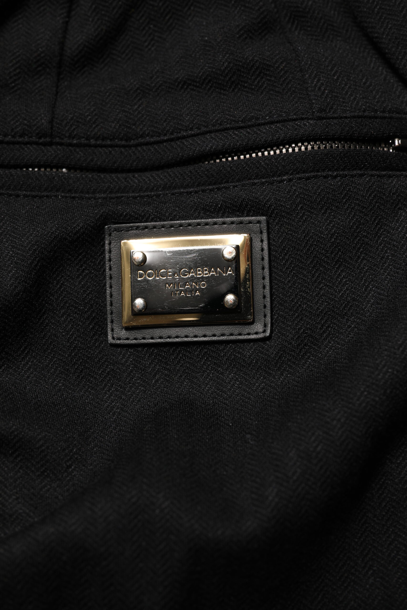 Dolce & Gabbana Black Viscose Skinny Logo Men Jogger Pants - Image 6