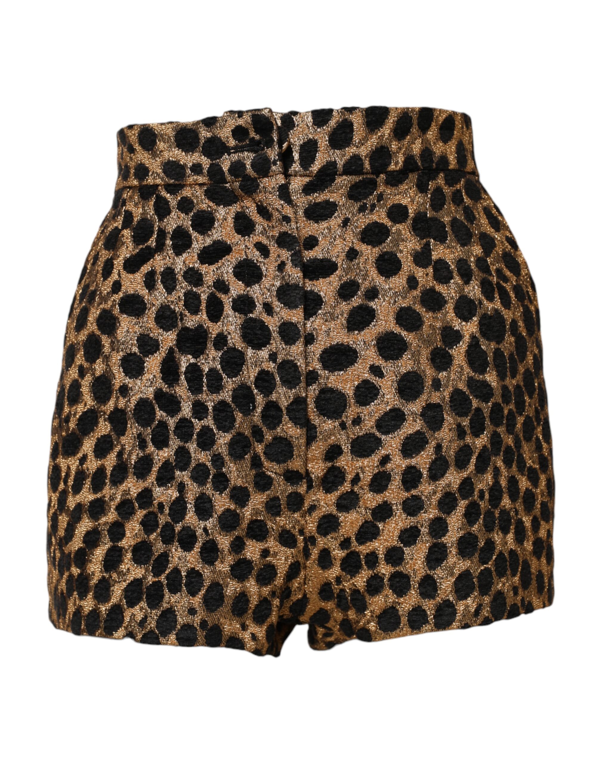 Dolce & Gabbana Brown Leopard High Waisted Hot Pants Shorts - Image 2