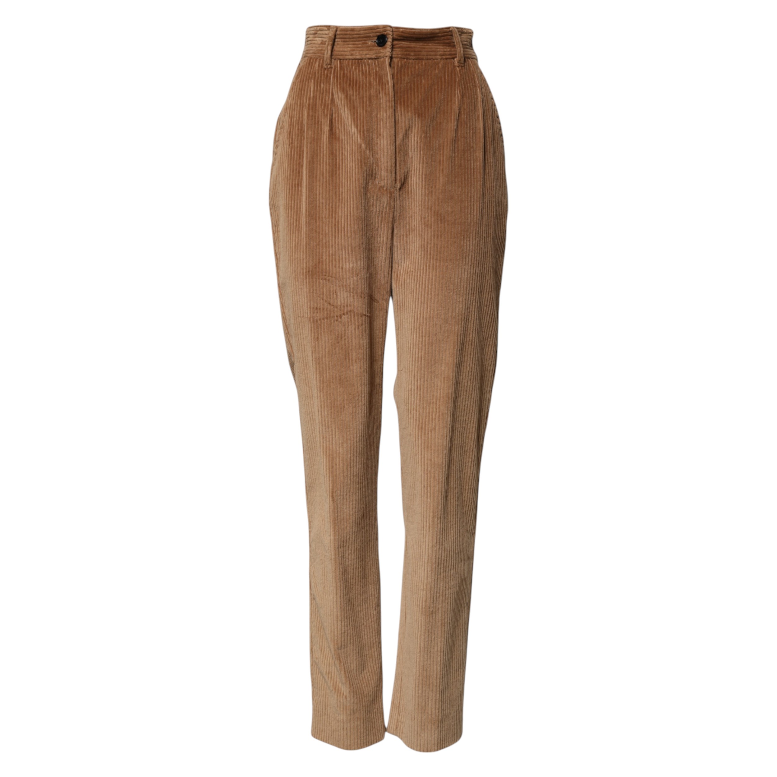 Dolce & Gabbana Brown Cotton Corduroy Tapered Pants - Image 5