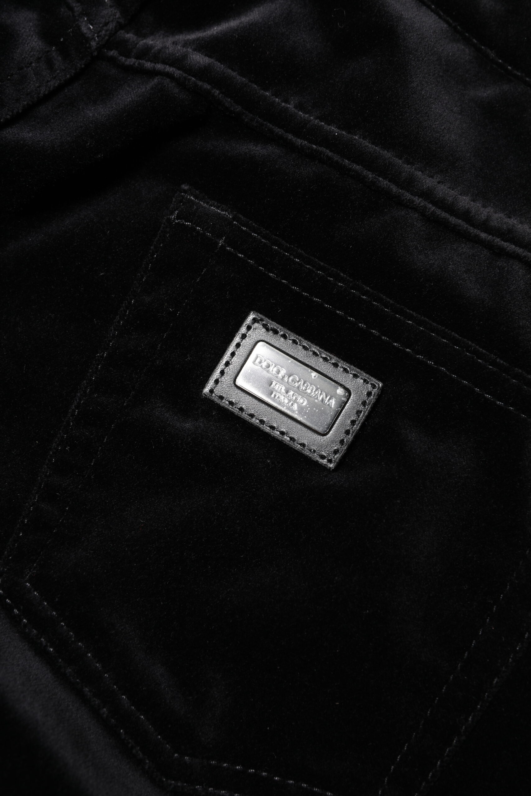 Dolce & Gabbana Black Cotton Skinny Capri Cropped Denim Jeans - Image 5
