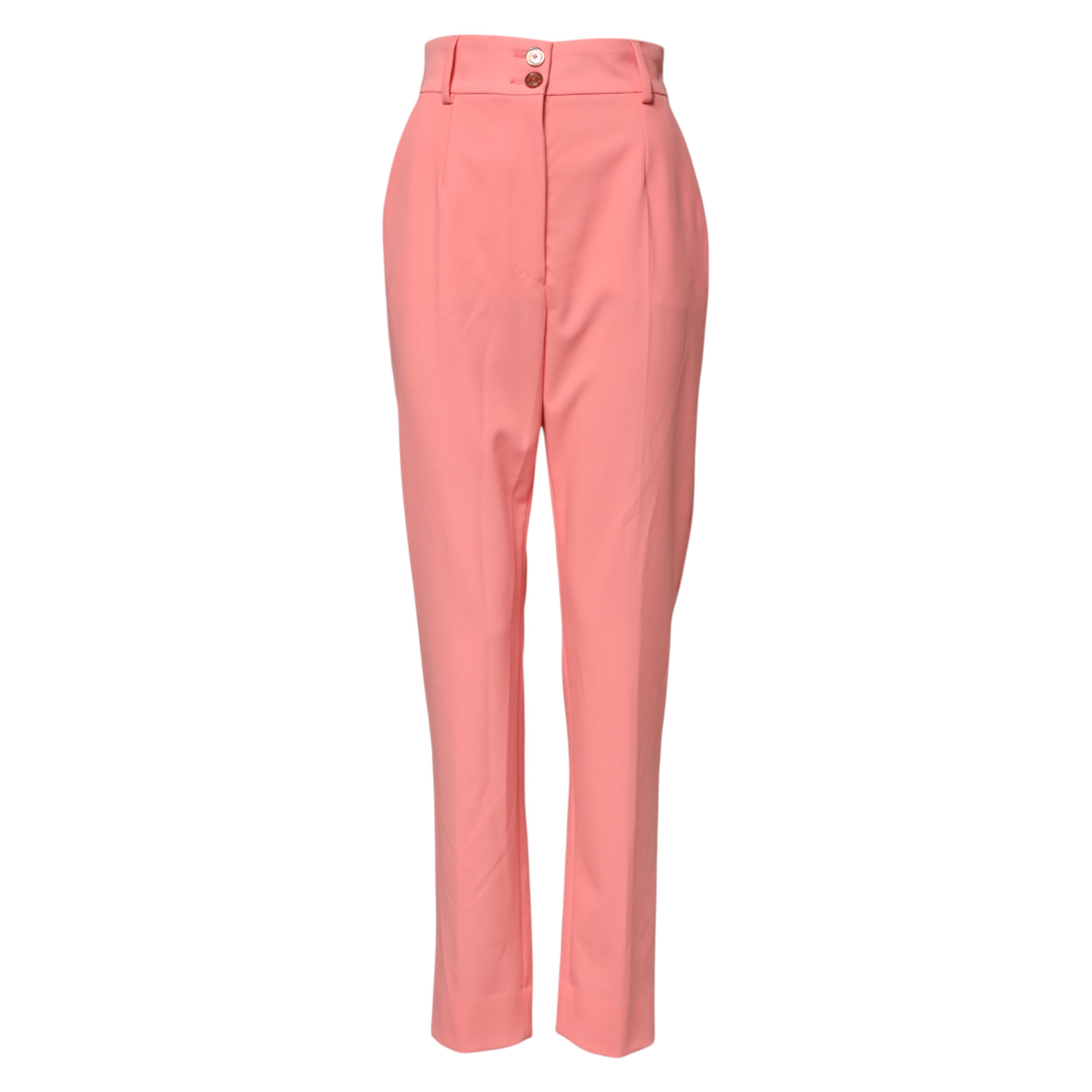 Dolce & Gabbana Pink High Waist Tapered Dress Pants - Image 5