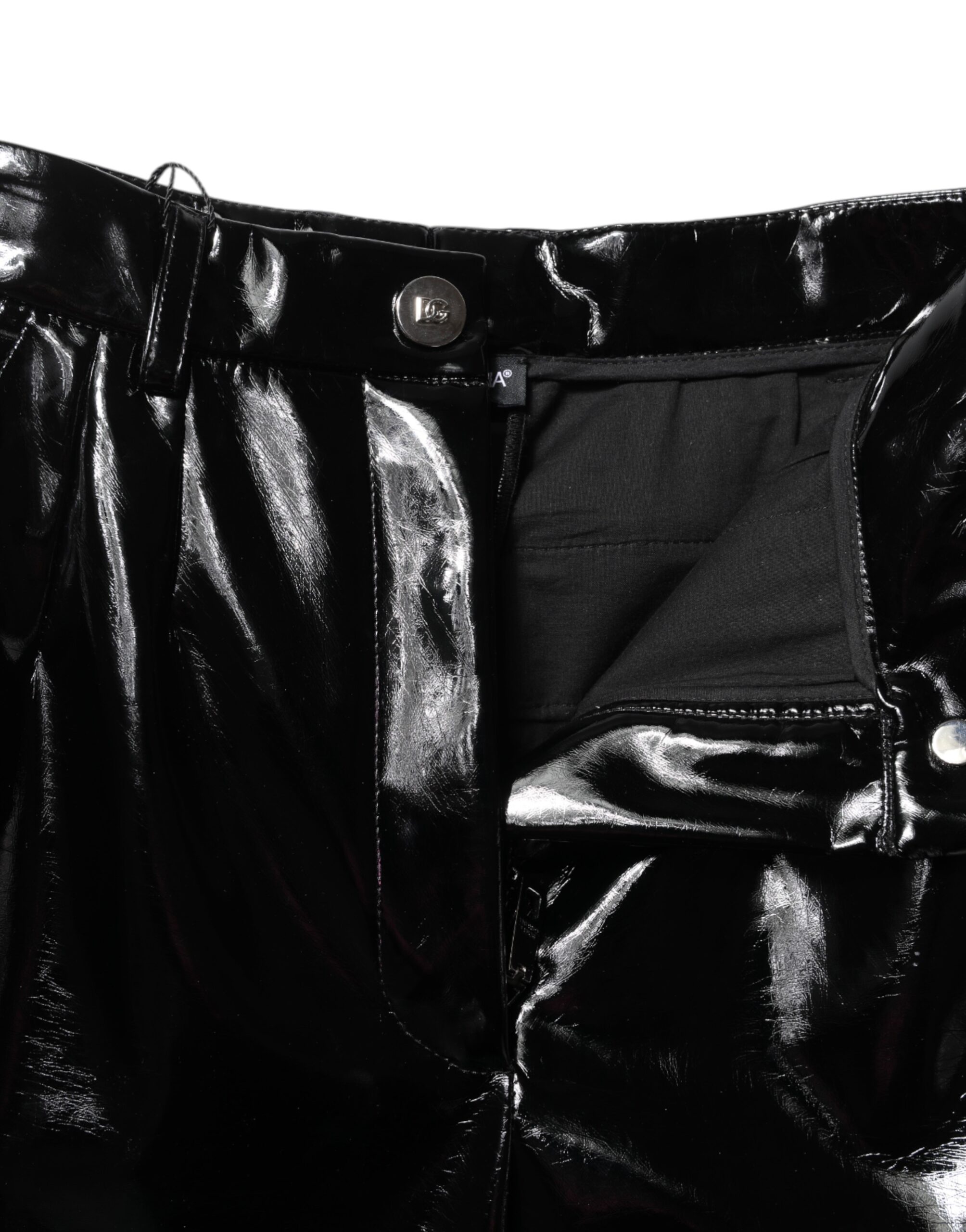 Dolce & Gabbana Black High Waist Cargo Bootcut Pants - Image 4