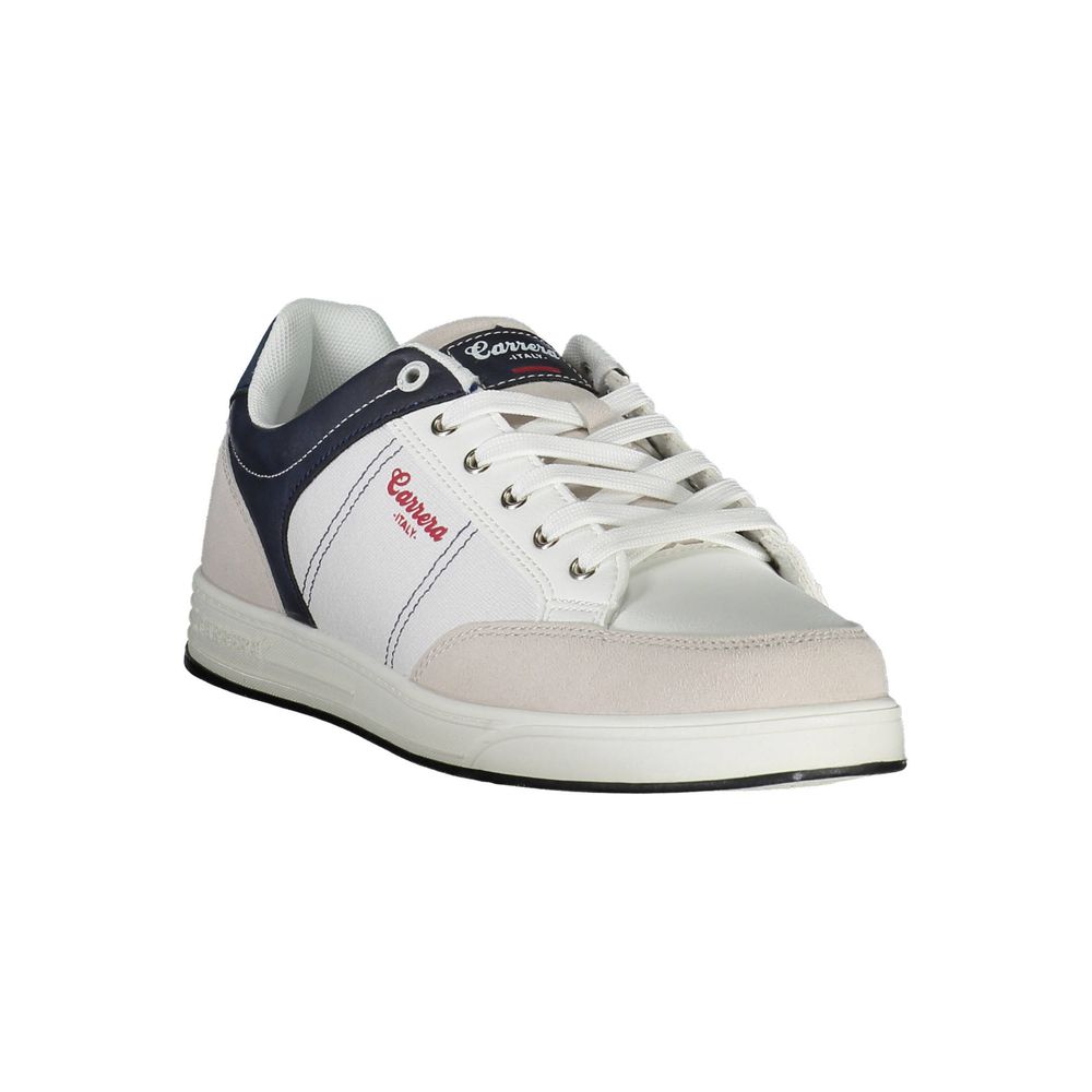 Carrera White Polyester Sneaker - Image 2
