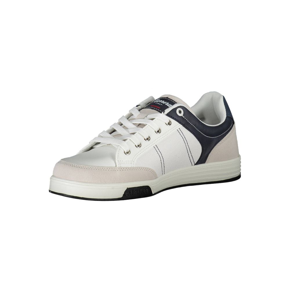 Carrera White Polyester Sneaker - Image 3