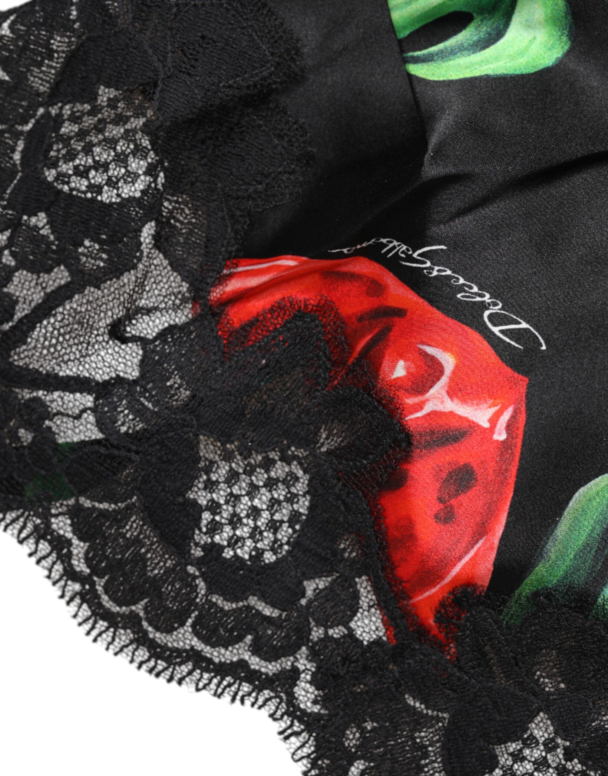 Dolce & Gabbana Multicolor Floral Silk Tank Lingerie Underwear - Image 4