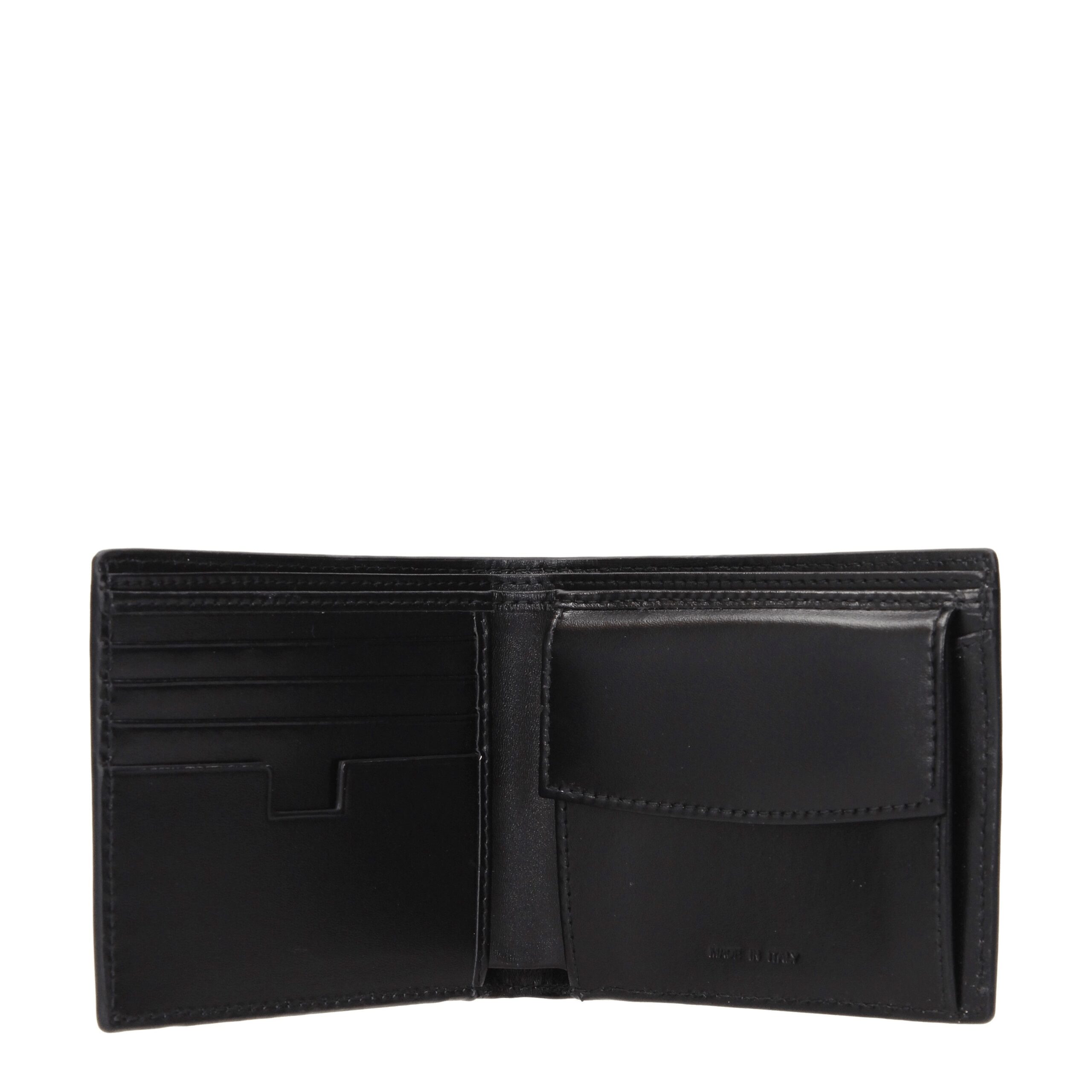 Testoni Black Leather Wallet - Image 2