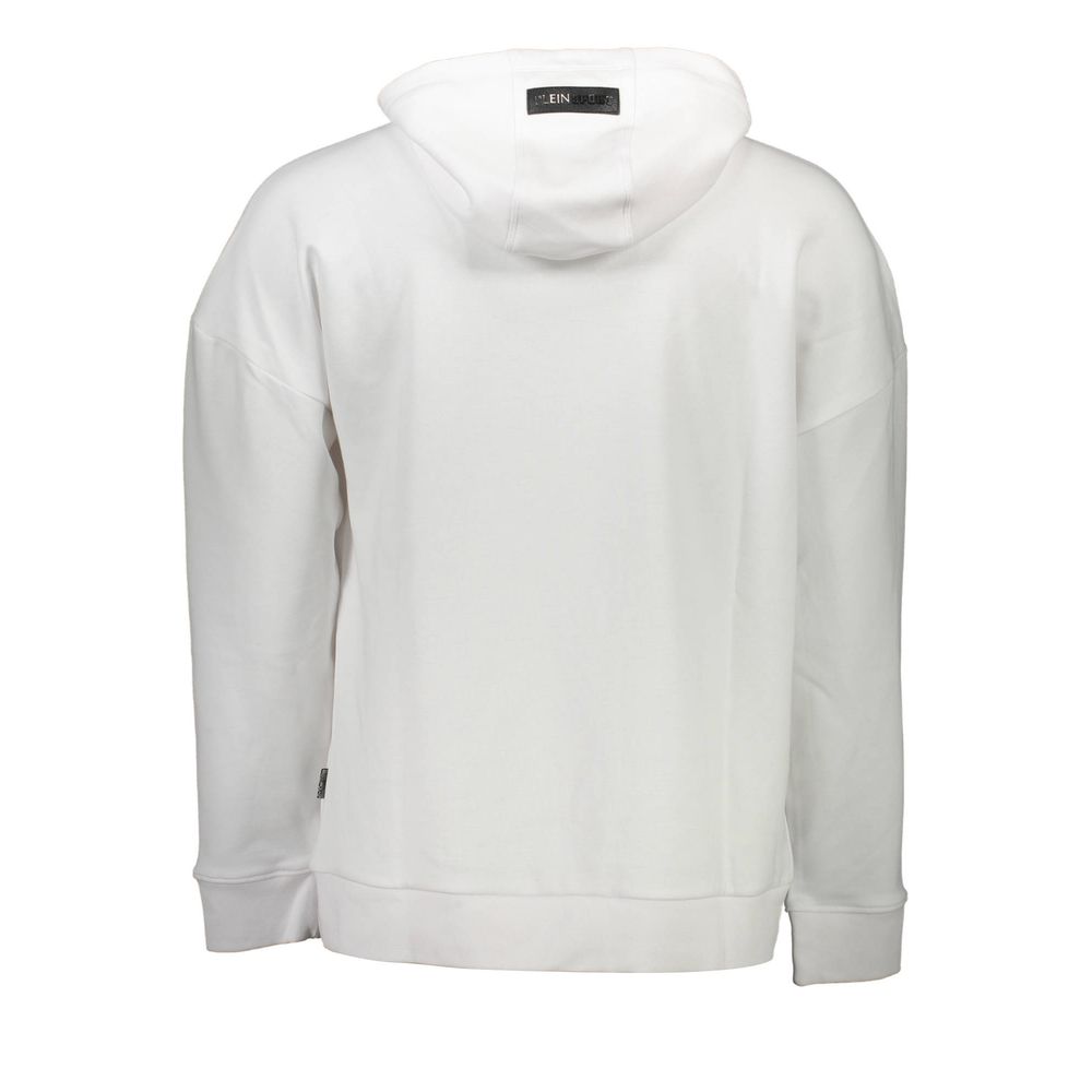 Plein Sport White Cotton Men's Sweatshirt - Image 2