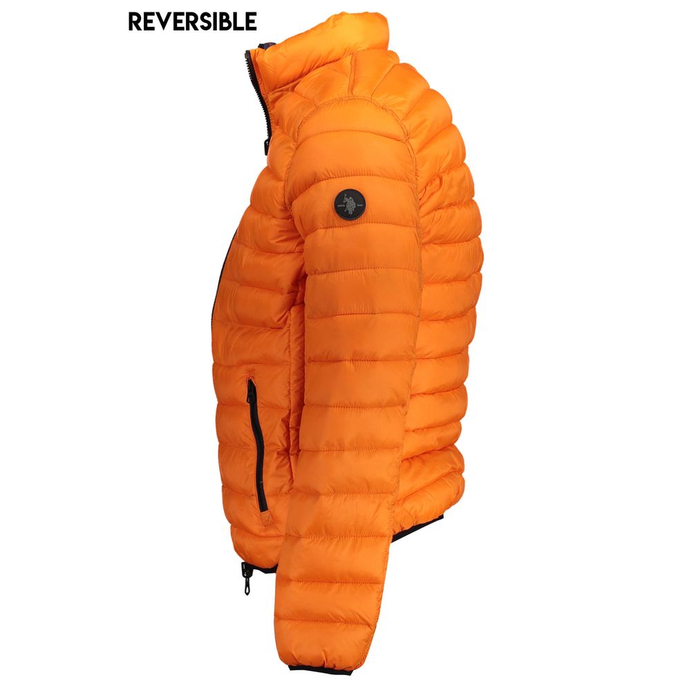 U.S. POLO ASSN. Orange Nylon Jackets & Coat - Image 3