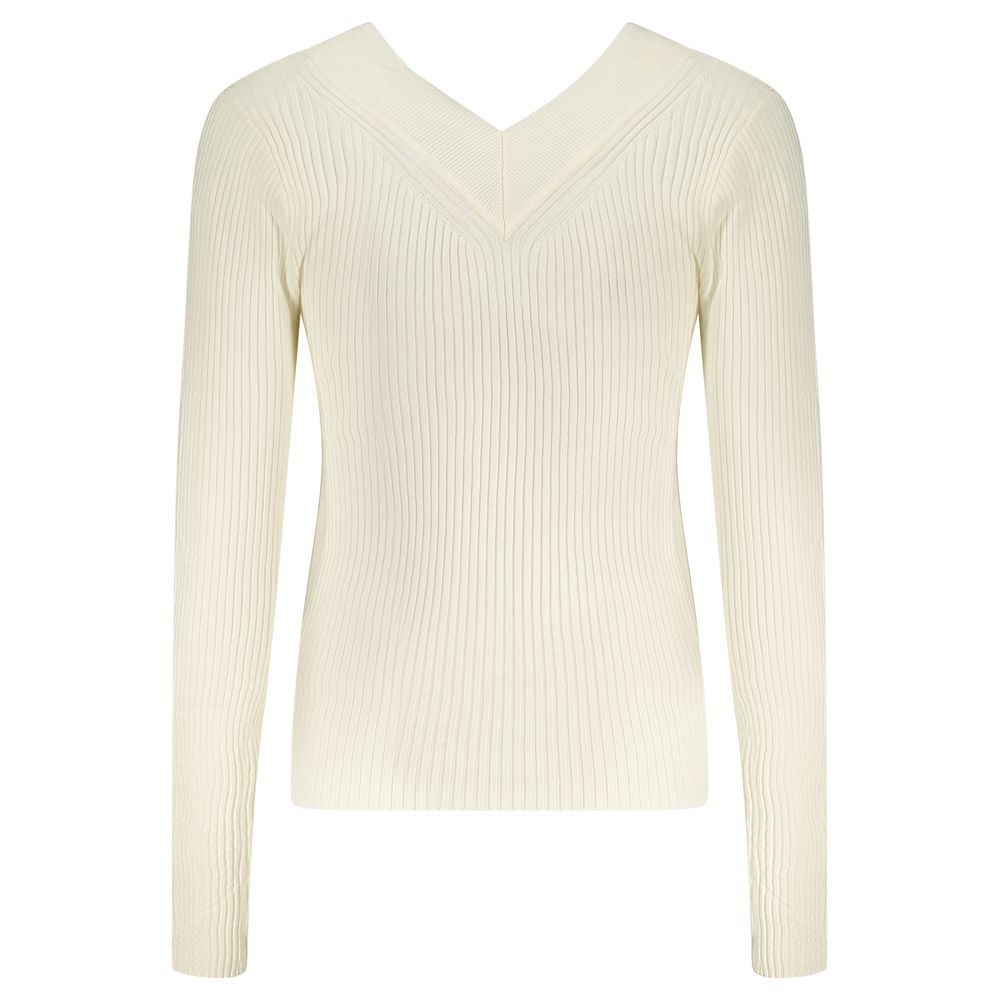 Guess Jeans White Viscose Sweater - Image 3