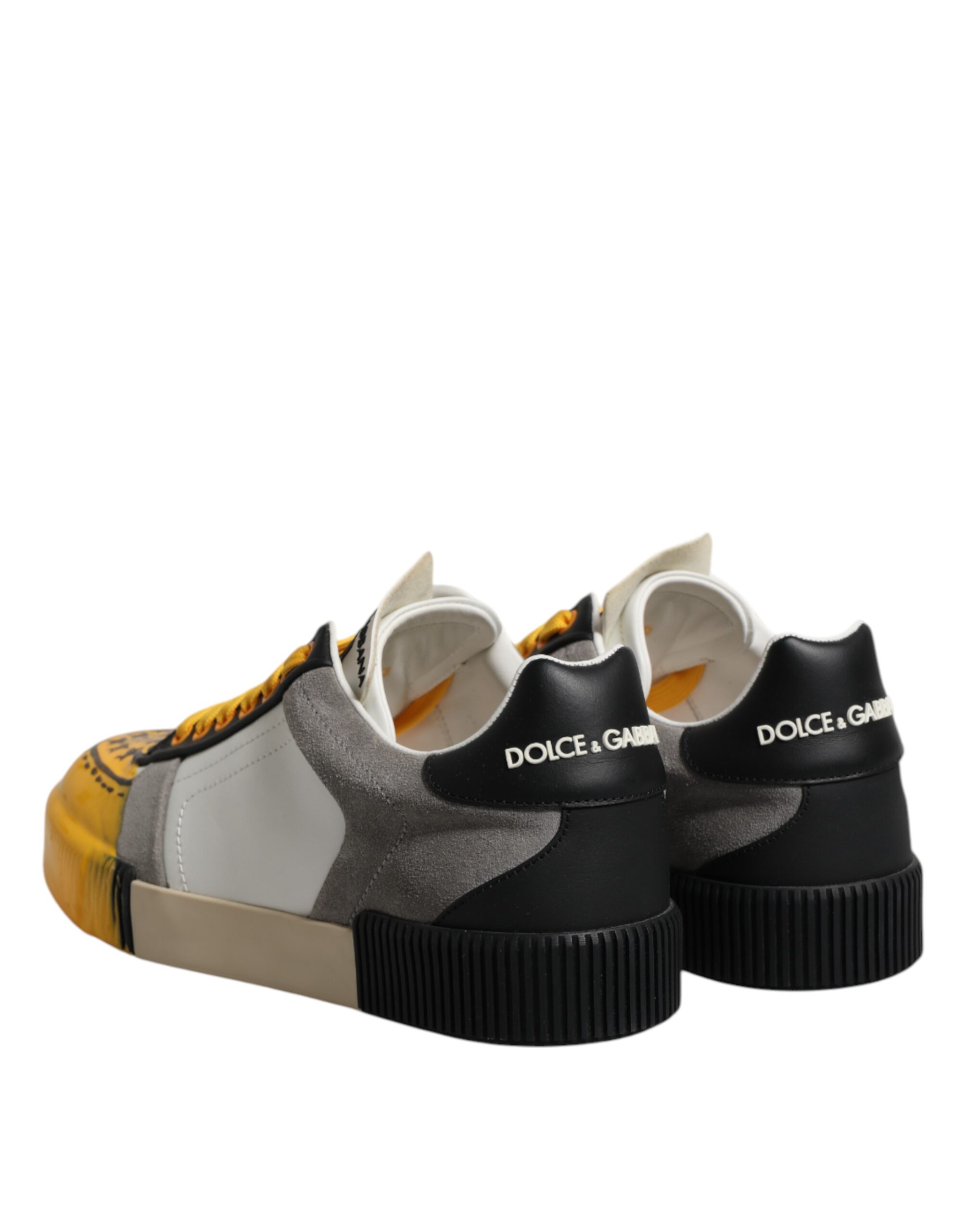 Dolce & Gabbana Multicolor MIAMI Low Top Sneakers Shoes - Image 5