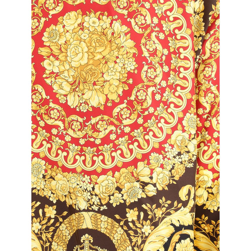 Versace Multicolor Silk Pattern Shirt - Image 4