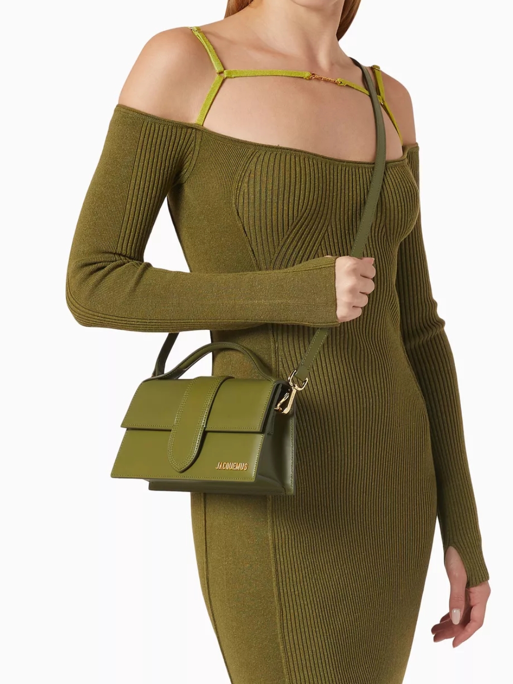 Jacquemus Le Grand Bambino Khaki Bag - Image 2
