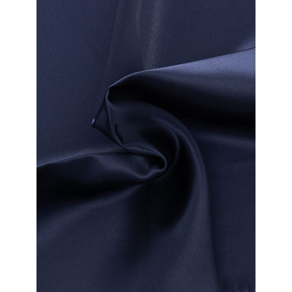 Dolce & Gabbana Blue Silk Pocket Square - Image 3