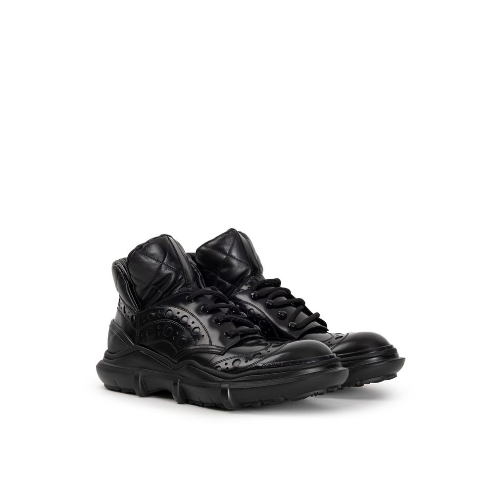 Dolce & Gabbana Black Leather Oxfords And Derby - Image 2