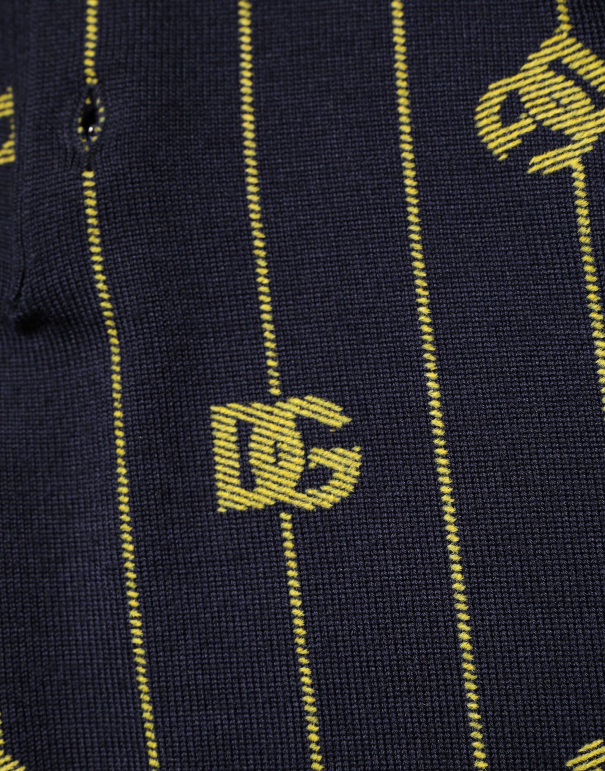 Dolce & Gabbana Black Logo Jacquard Knitted Polo Shirt T-shirt - Image 8