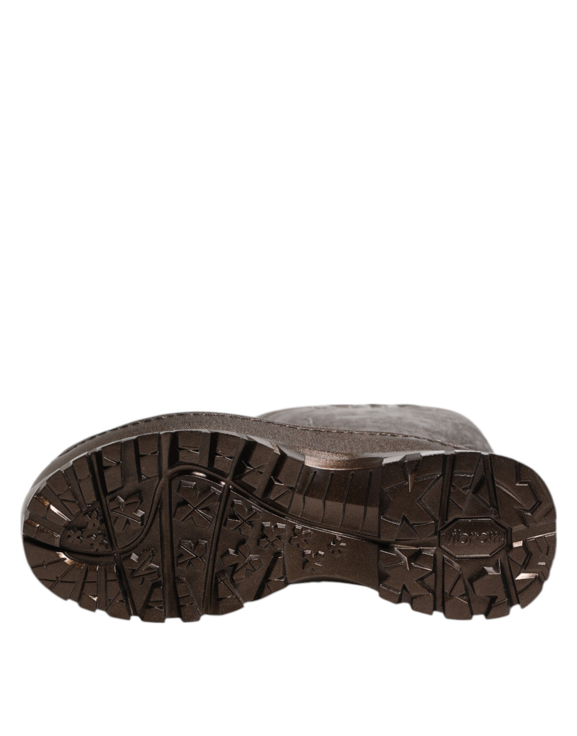 Dolce & Gabbana Metallic Bronze Pull On Rain Boots Shoes - Image 8