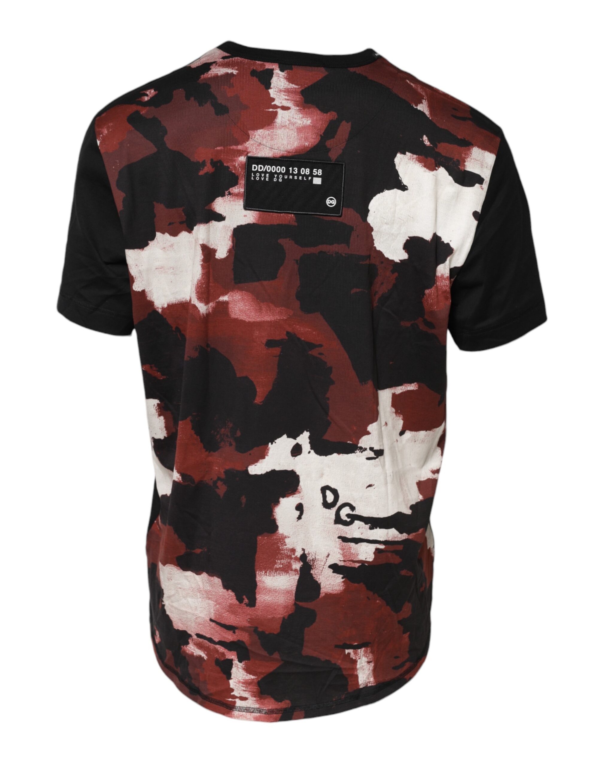 Dolce & Gabbana Multicolor Camouflage Crew Neck T-shirt - Image 3