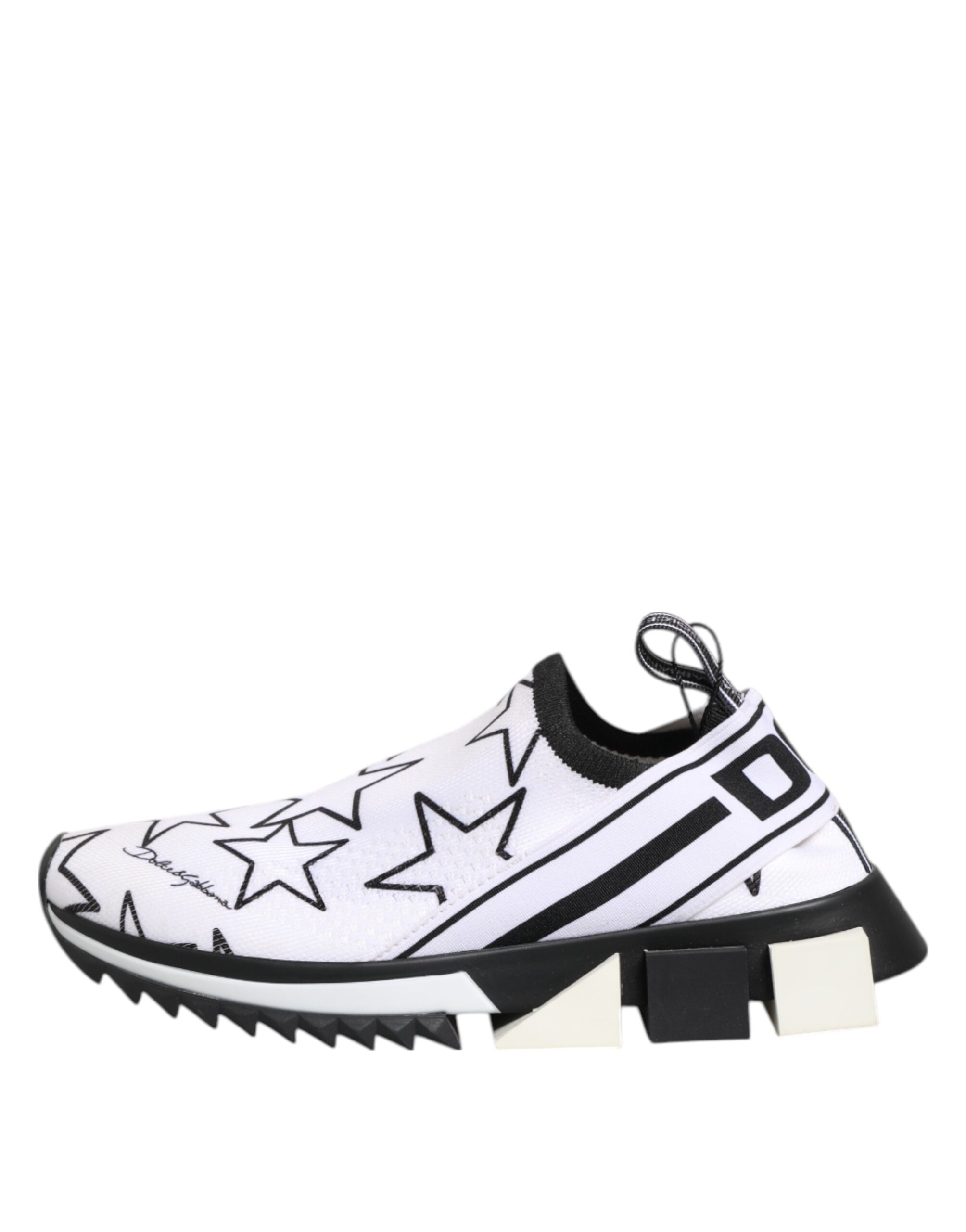 Dolce & Gabbana White Stars Sorrento Low Top Sneakers Shoes - Image 7