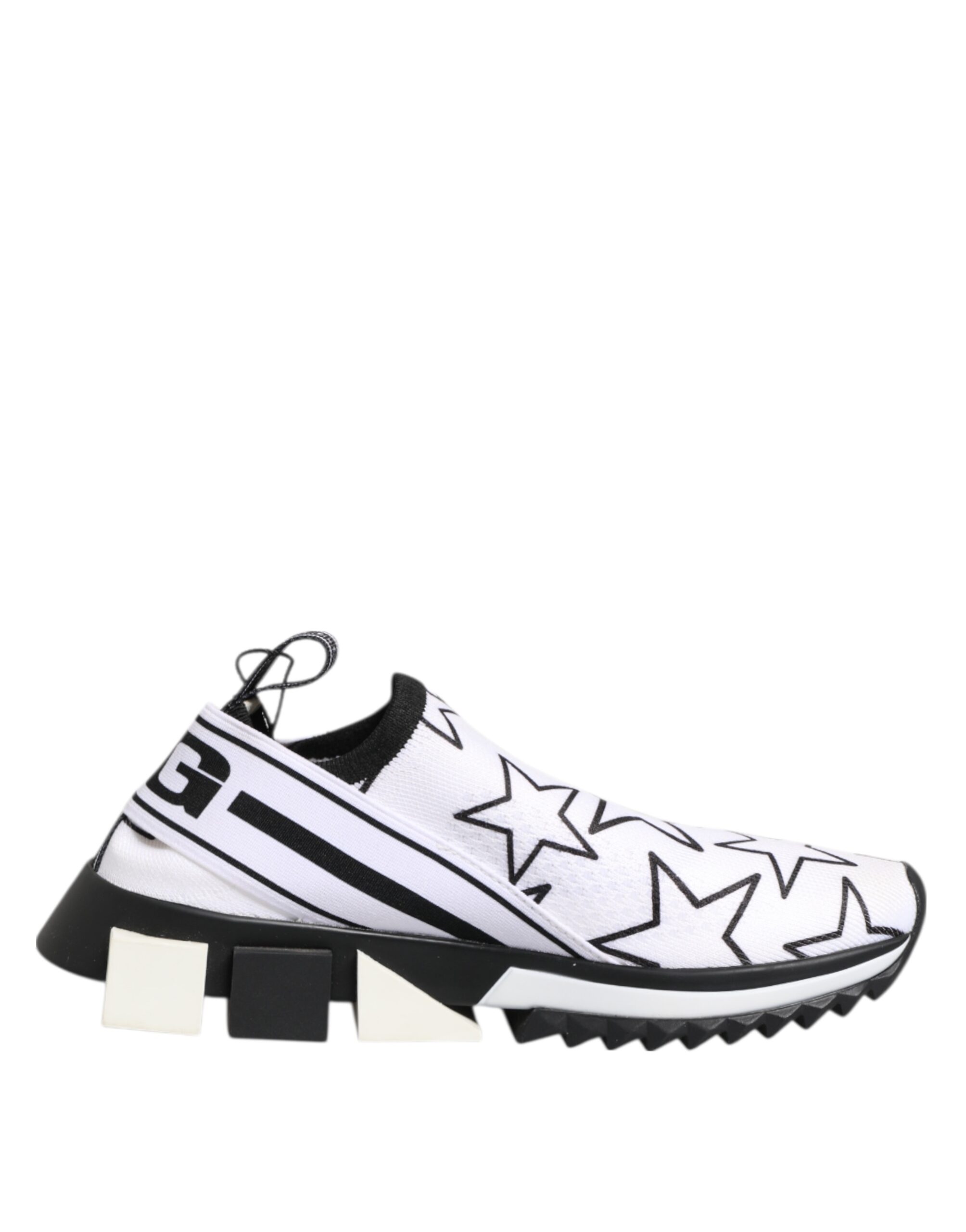 Dolce & Gabbana White Stars Sorrento Low Top Sneakers Shoes - Image 2