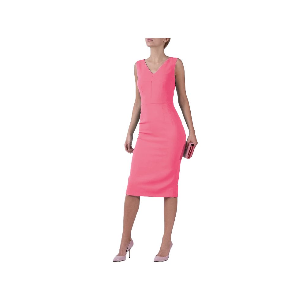 Dolce & Gabbana Pink Viscose Dress - Image 3