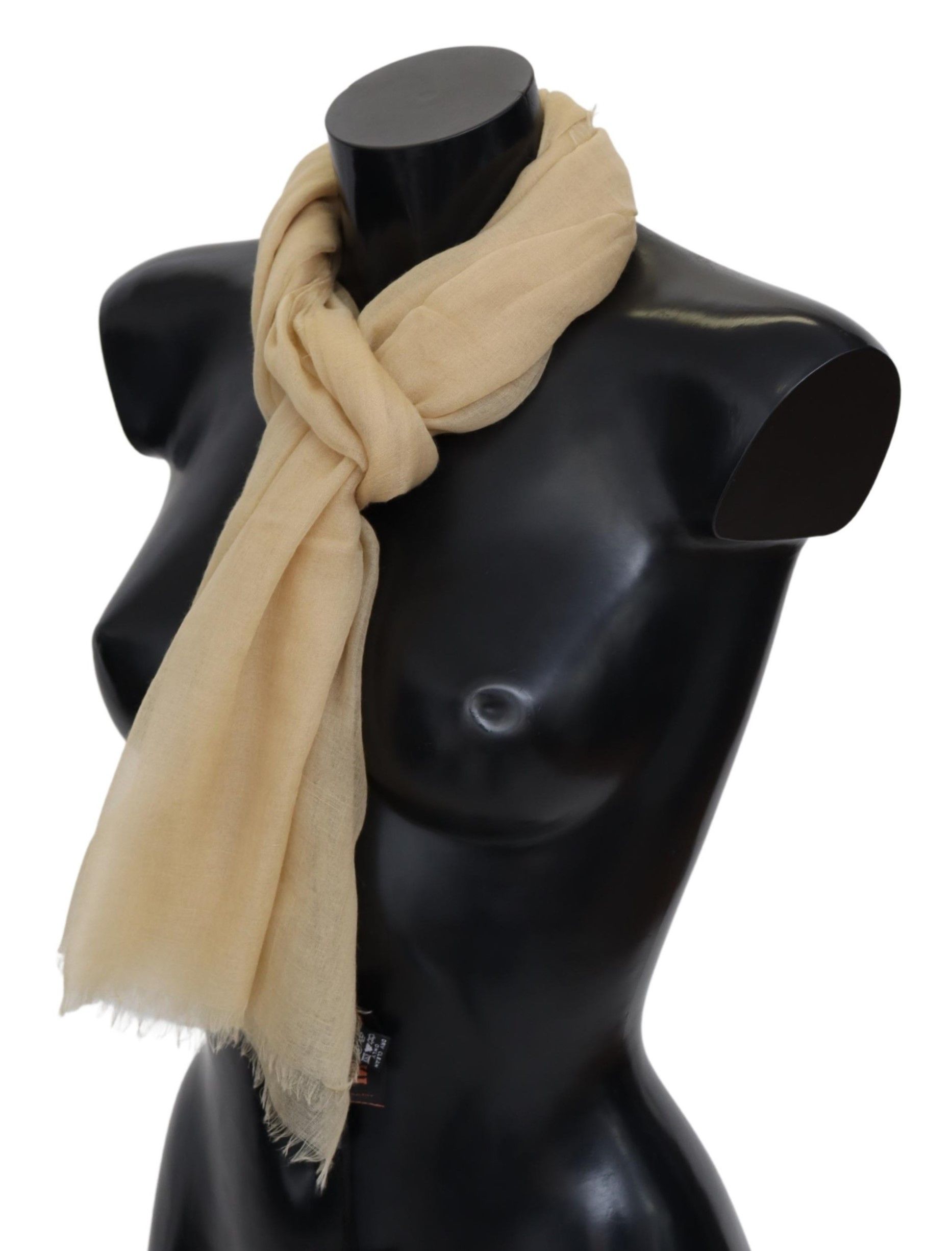 Missoni Beige Cashmere Unisex Neck Scarf - Image 2