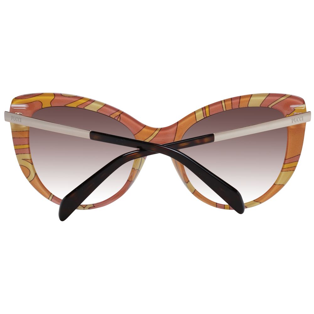 Emilio Pucci Brown Plastic Sunglasses - Image 3