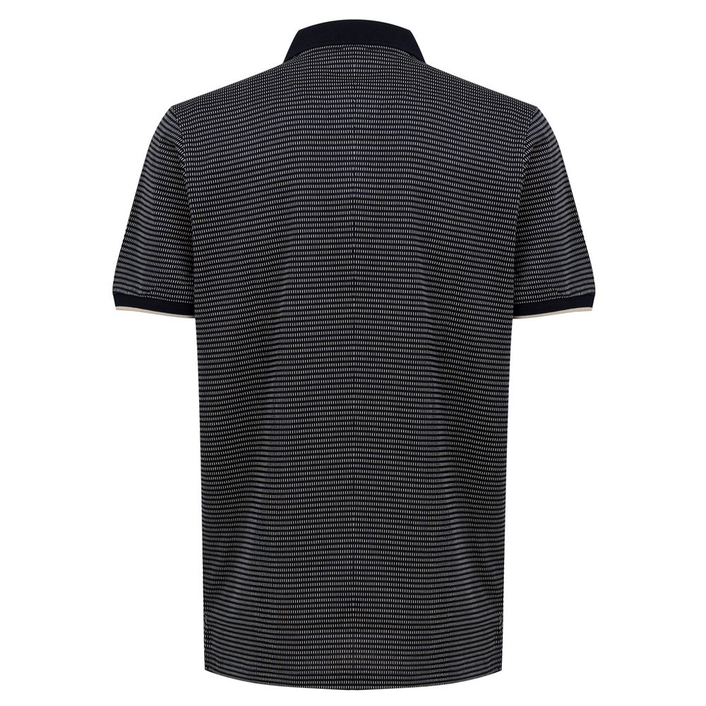 Dunhill Blue Cotton Polo Shirt - Image 2
