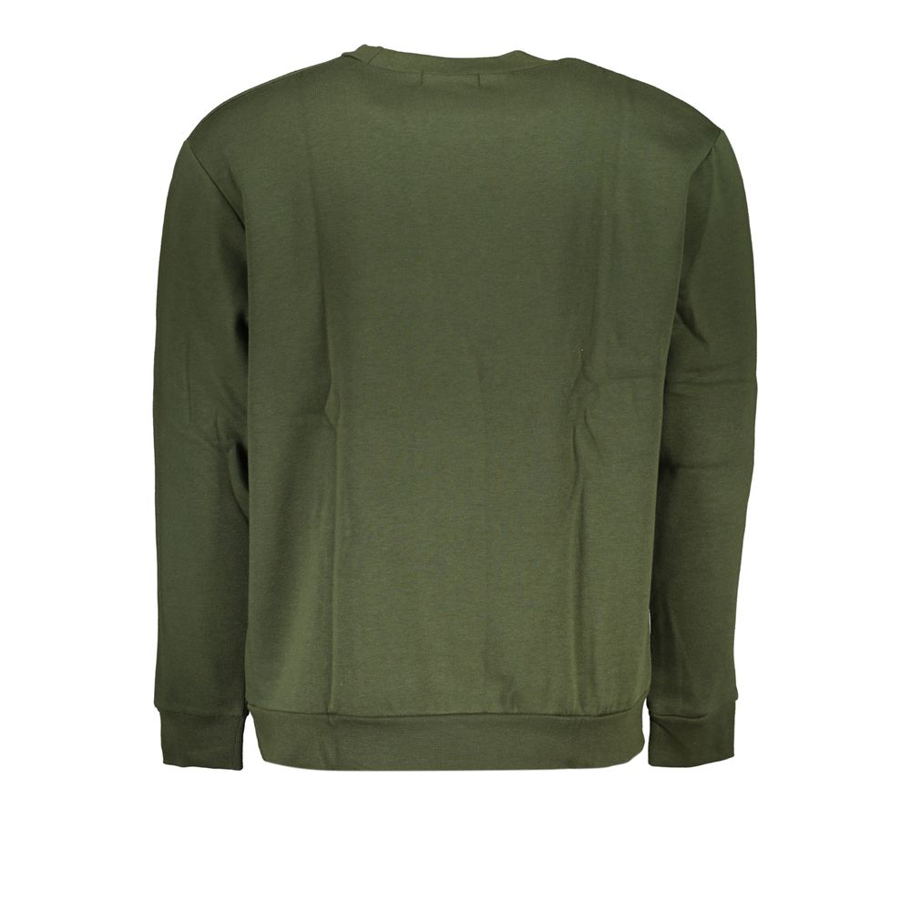 Cavalli Class Green Cotton Sweatshirt - Image 2