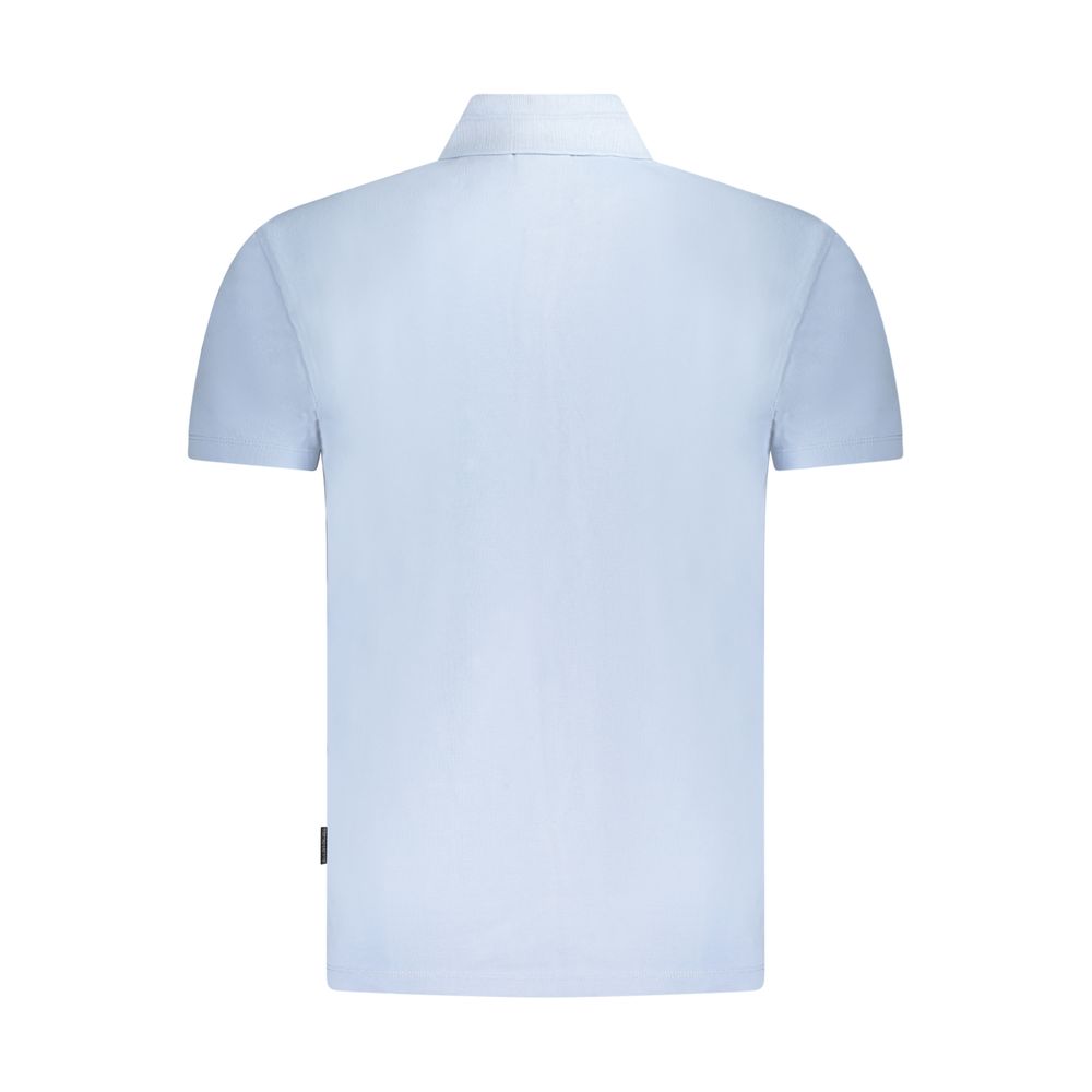 Napapijri Blue Cotton Polo Shirt - Image 2