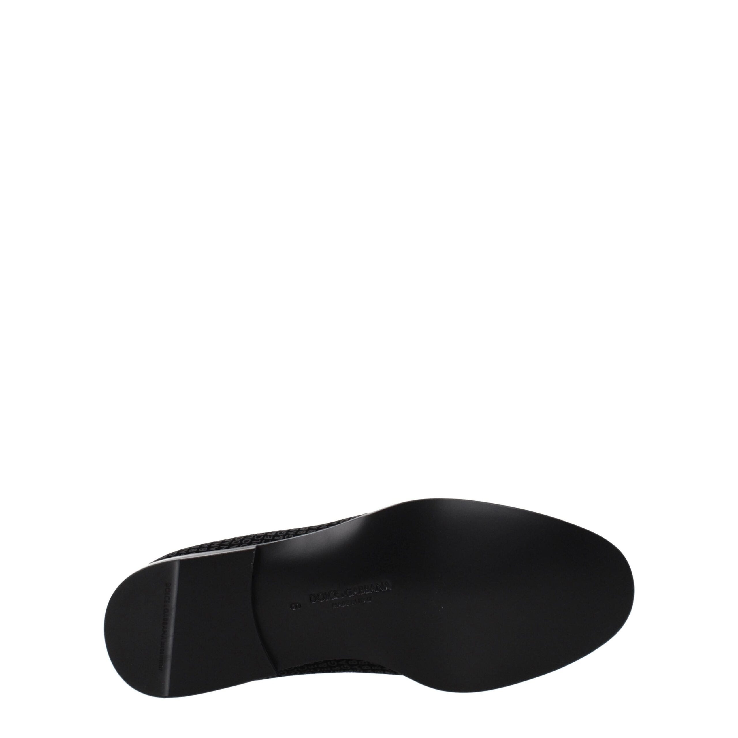 Dolce & Gabbana Black Velvet Slip-On Loafers - Image 5
